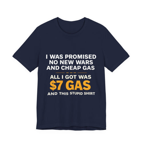 7 Gas T-Shirt – Funny Retro Gas Price Tee, Gasoline Humor Shirt